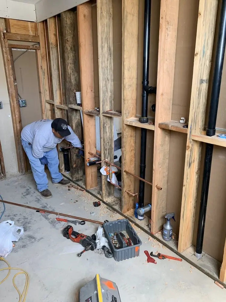 Commercial rough-in plumbing for Gas Line Repair in Rovey Farm Estates